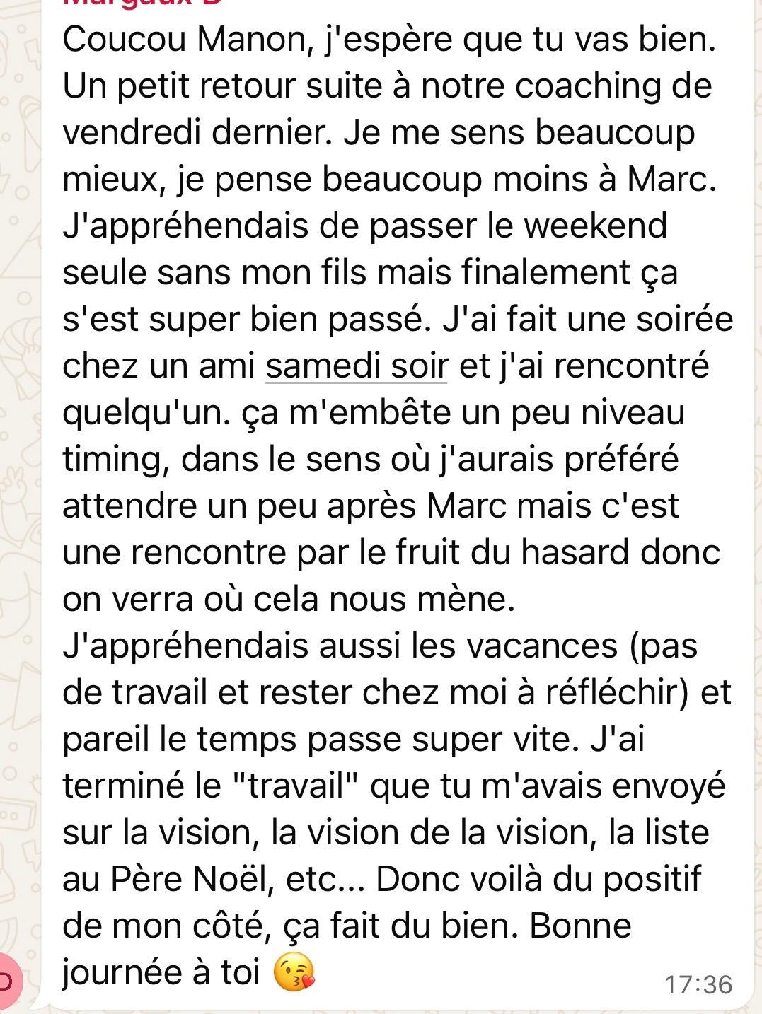 Témoignage Margaux