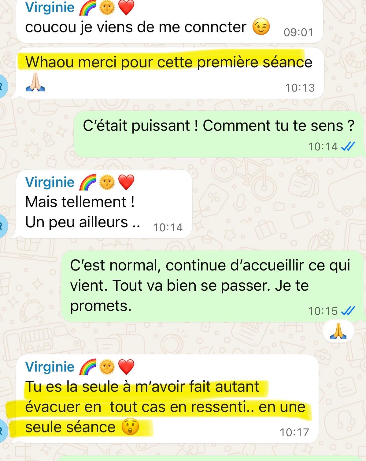 Témoignage Virginie